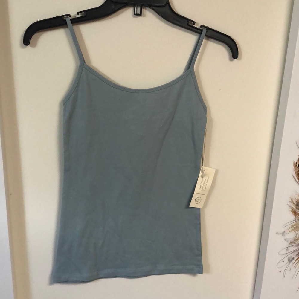 Forever 21 New Cami Tank Top. Dusty Blue In Color.